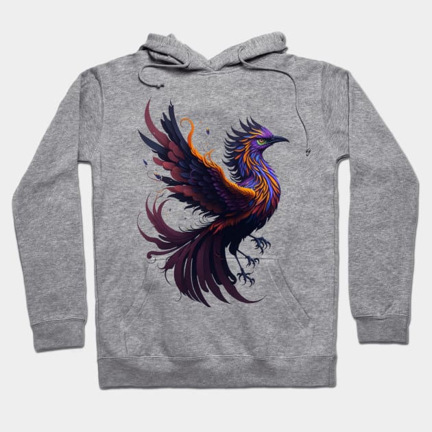 Ethereal Phoenix Hoodie by Silvana Collection